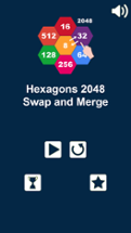 Hexagons 2048 Puzzle: Swap n Merge Numbers Image