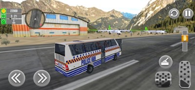 Prison Bus Cop Duty Transport Image