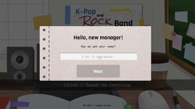 K-Pop & Rock Band Manager Image