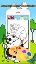 Zoo Animals Coloring Book Educational Toddler Game Image