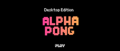 Alpha Pong Windows Image