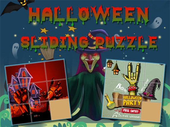 Halloween Sliding Puzzle Game Cover