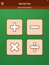 Add Up Fast - Subtraction Math Image