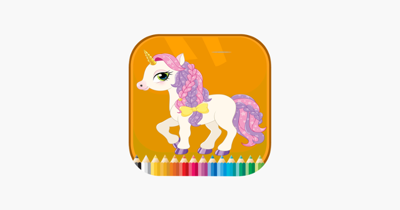 Pony Coroling Book - Activities for Kids Game Cover