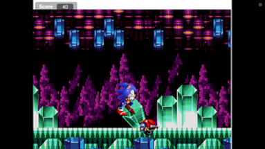 sonic running jump Image