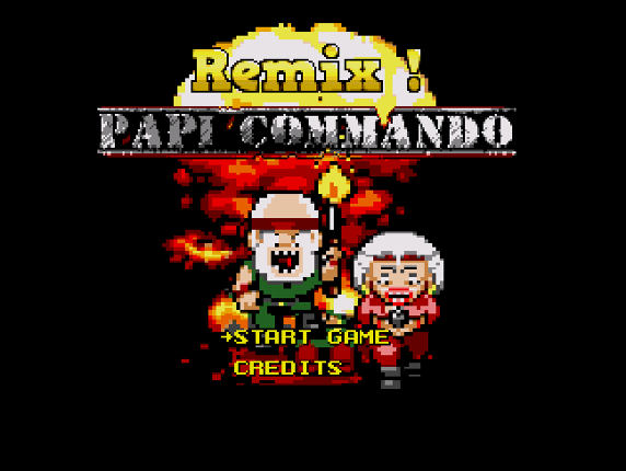 Papi Commando Remix *Megadrive* Game Cover