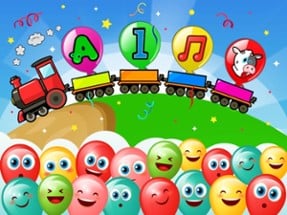 Kids Balloon Pop Learning Game Image