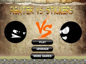 Fighter vs Stickers :Stickman Image