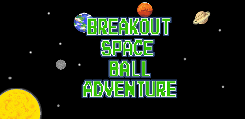 Breakout Space Ball Adventure Game Cover