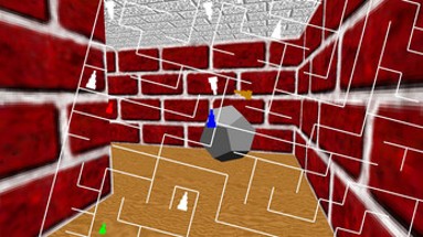 Windows 3D Maze Screensaver Game Image