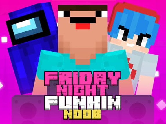 Super Friday Night Funkin Vs Noobs Game Cover