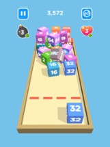 2048 Chain Cube 3D: Merge Game Image