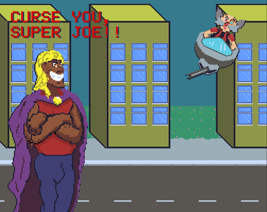 Curse you, Super Joe!! Game Cover