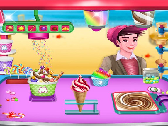 Ice Cream Maker - Make Sweet Frozen Desserts Game Cover