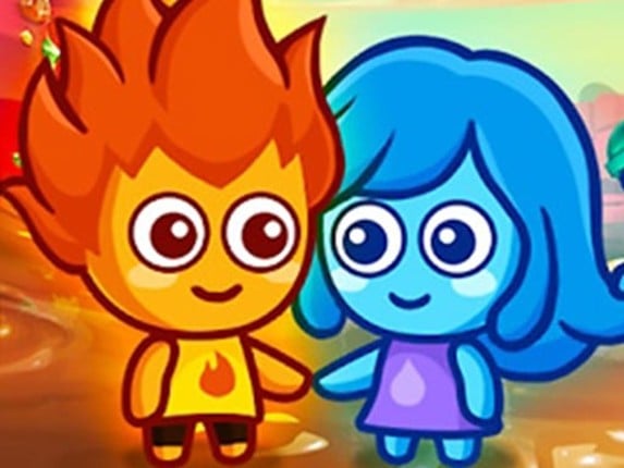 Lava Boy And Blue Girl Game Cover