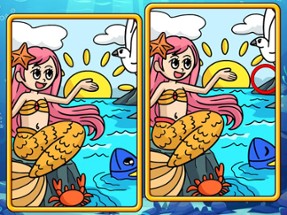 Mermaids: Spot The Differences Image