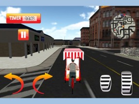 Fries Hawker Cycle &amp; Food Delivery Rider Sim Image