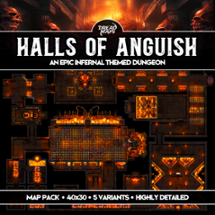 Halls of Anguish TTRPG Battlemap Image