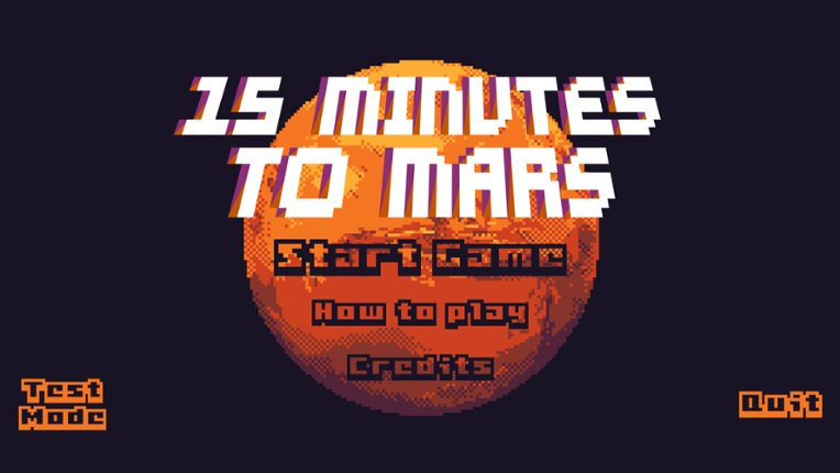 15 Minutes To Mars Game Cover