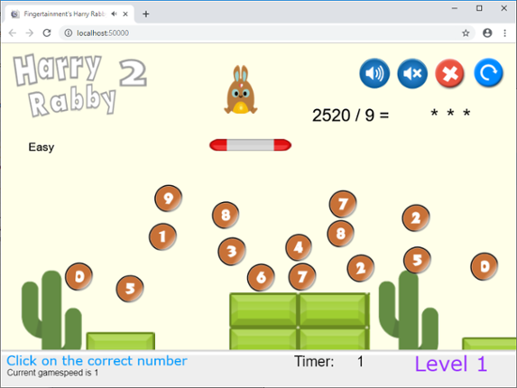 HarryRabby2 Dividing Large Numbers FREE Game Cover