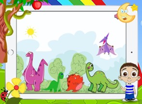 Learning Dinosaur Match and Matching Cards Puzzles Games for Toddlers or Little Kids Image