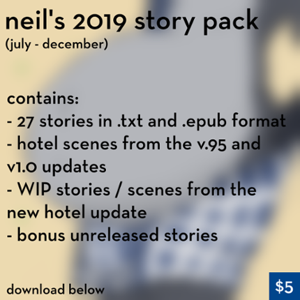 Neil's 2019 Story Pack (January - July) Game Cover