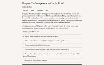 Vampire: The Masquerade — Out for Blood Image