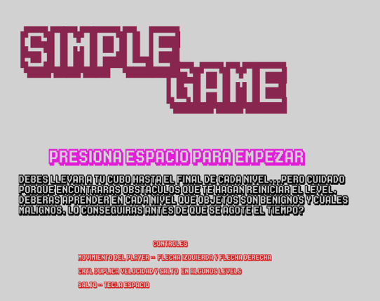 SimpleGame Game Cover