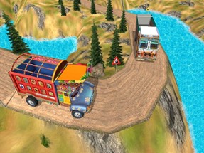 US Cargo Truck Driving 3D Image
