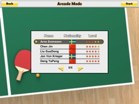 Virtual Table Tennis HD Image