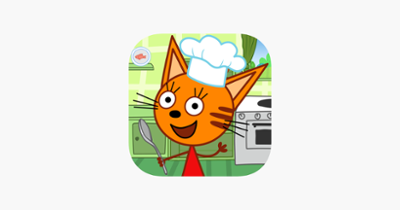 Kid-E-Cats Cooking at Kitchen! Image