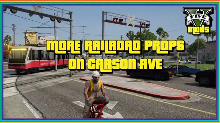 More Railroad Props on Carson Ave (GTA 5 Mod) Game Cover