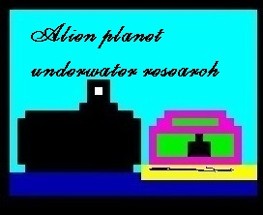Alien planet underwater research (ZX Spectrum) Image