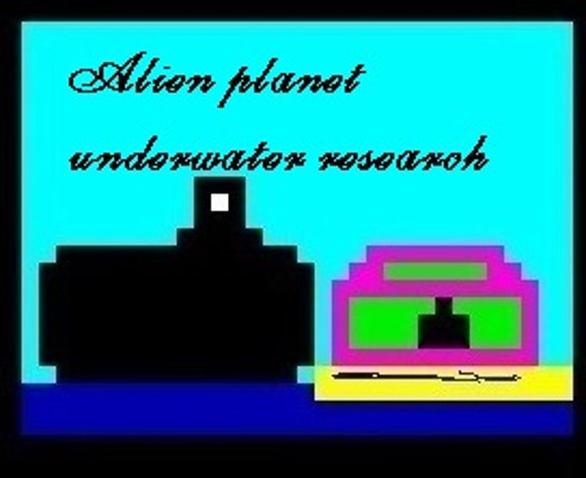 Alien planet underwater research (ZX Spectrum) Game Cover