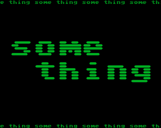 some thing Game Cover