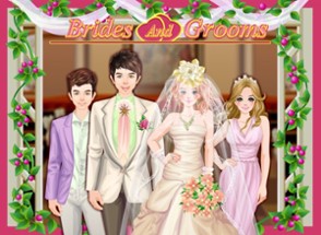 Bride and Groom - Fun wedding dress up and make up game with brides and grooms for kids Image