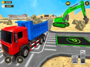Heavy Excavator Dump Truck 3D Image