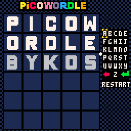 PicoWordle Game Cover