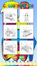 Train Coloring Book - Activities for Kid Image