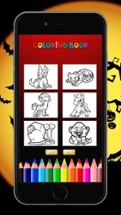 Zombies Ghost Coloring Book - Drawing for Kids Image