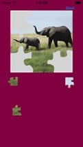 Elephants Jigsaw Puzzles with Photo Puzzle Maker Image