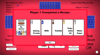 Blue Ribbon Bake Off - New, Original Card Game Image