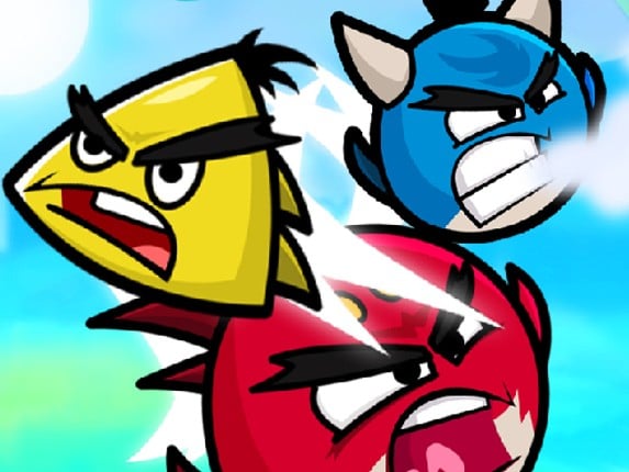 Angry Heroes Birds Game Cover