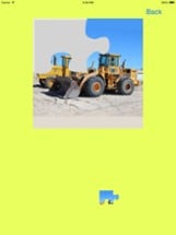 Bulldozer Excavator Jigsaw Puzzles with Backhoe Image