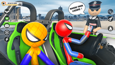 StickMan Rope Hero Spider Game Image