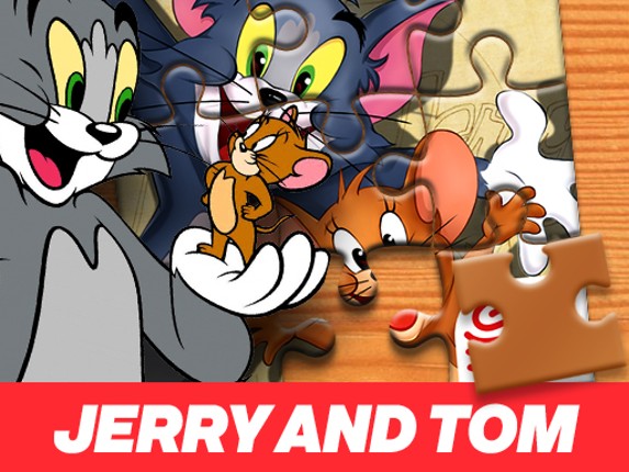Jerry and Tom Jigsaw Puzzle Game Cover