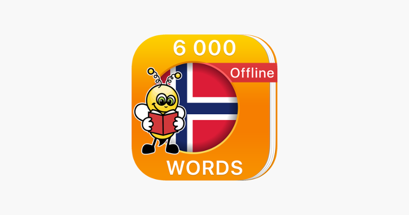 6000 Words - Learn Norwegian Language &amp; Vocabulary Game Cover