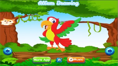Animal Coloring Book Zoo for Kids and Preschool Toddler Games for Free Image
