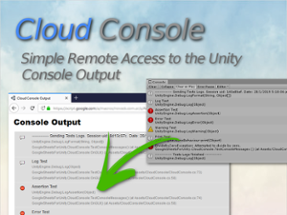 Cloud Console For Unity Image