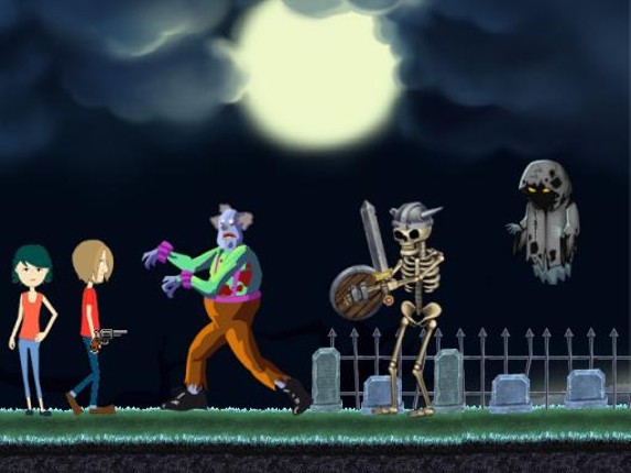 Creepy Clowns in the Graveyard Game Cover